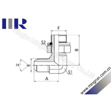 Metric Male Flared / Metric Male Adjustable Tube Adapter (1QH9-OG)